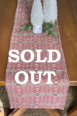 WENTWORTH RED/GREEN/LINEN SHORT RUNNER **SOLD OUT** AVAIL JULY 2026
